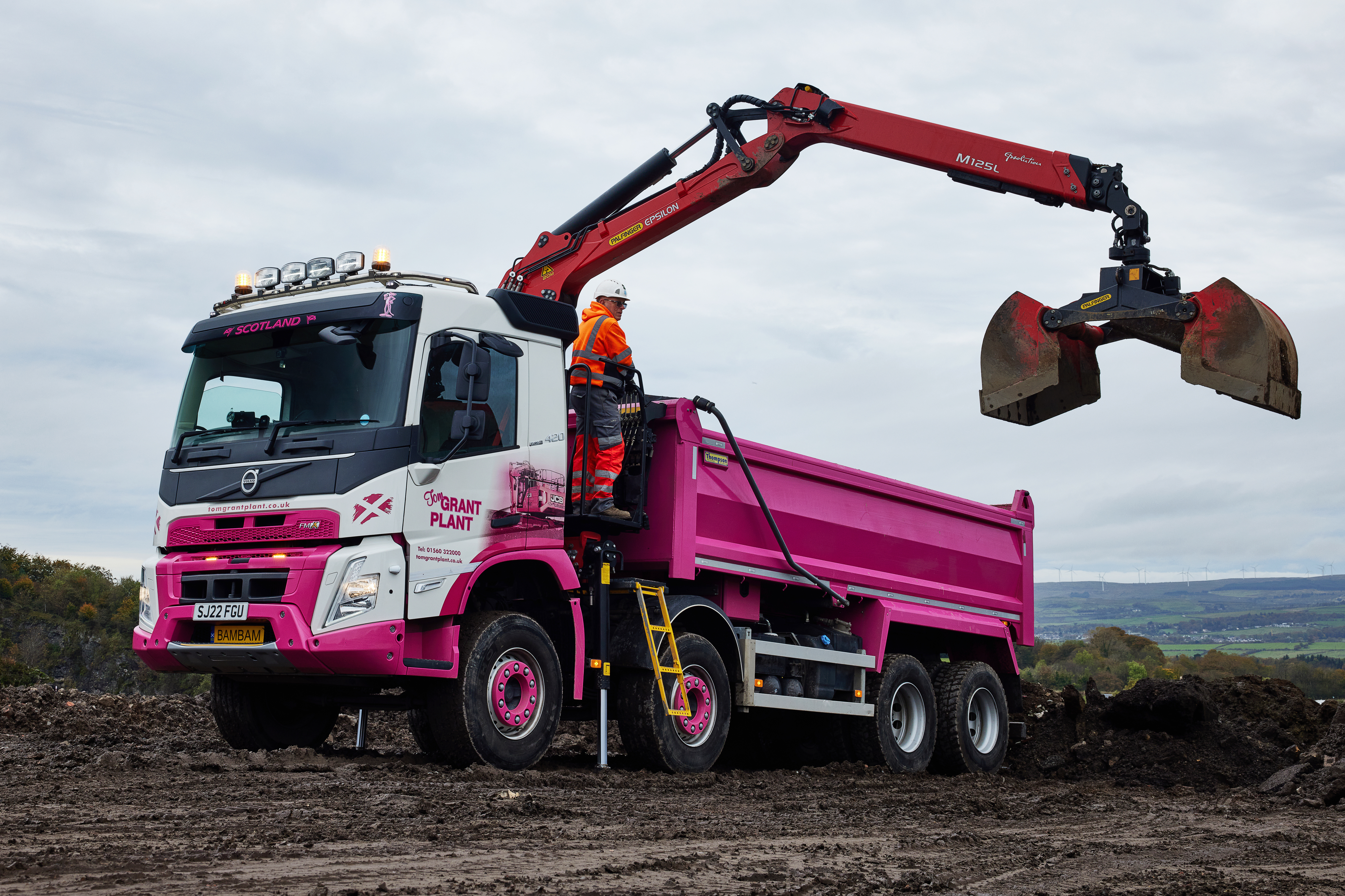 Volvo FMX Tipper Grab From MV Commercial