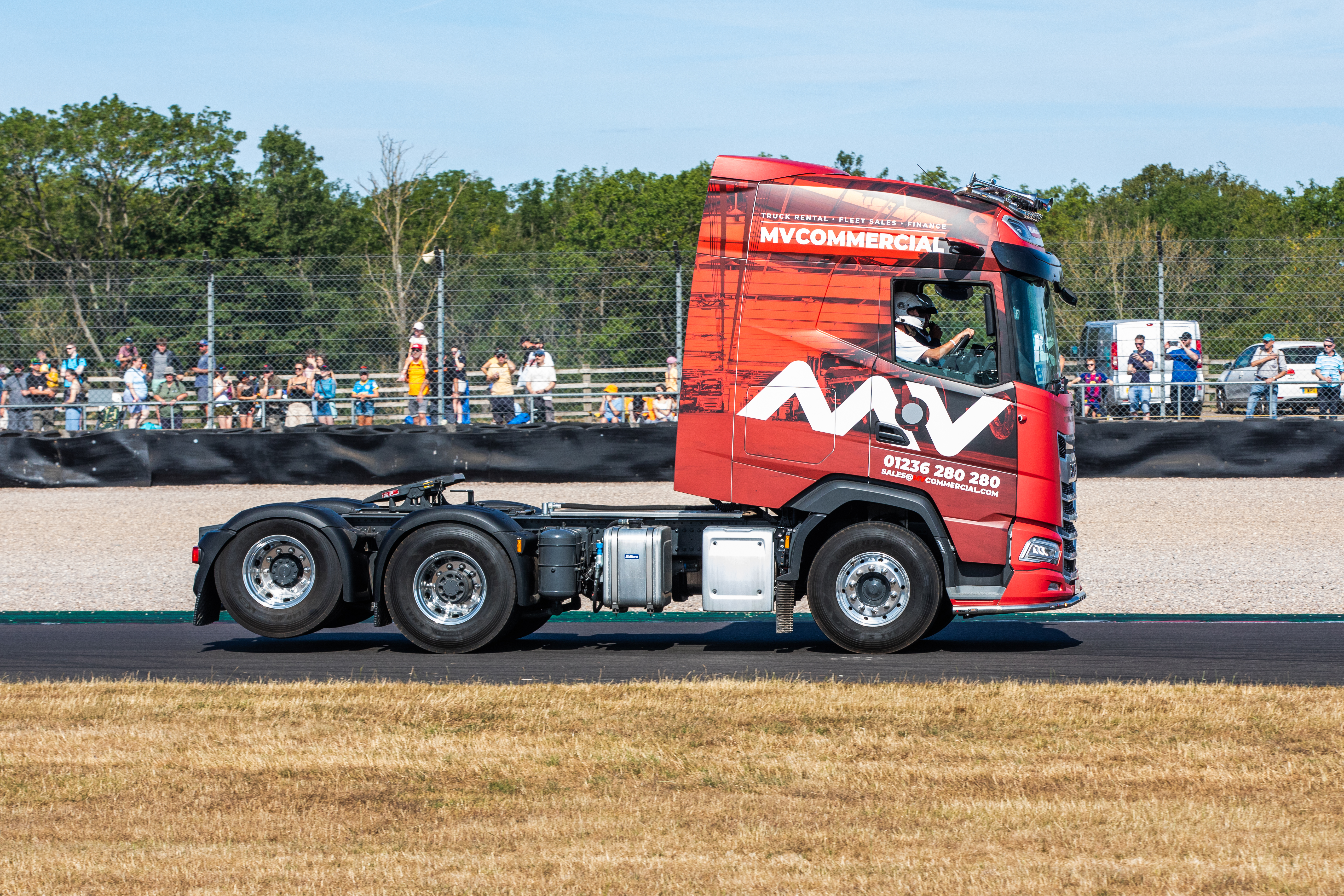 Truck Tim in the MV Commercial Pace Truck at Convoy in the Park 2026