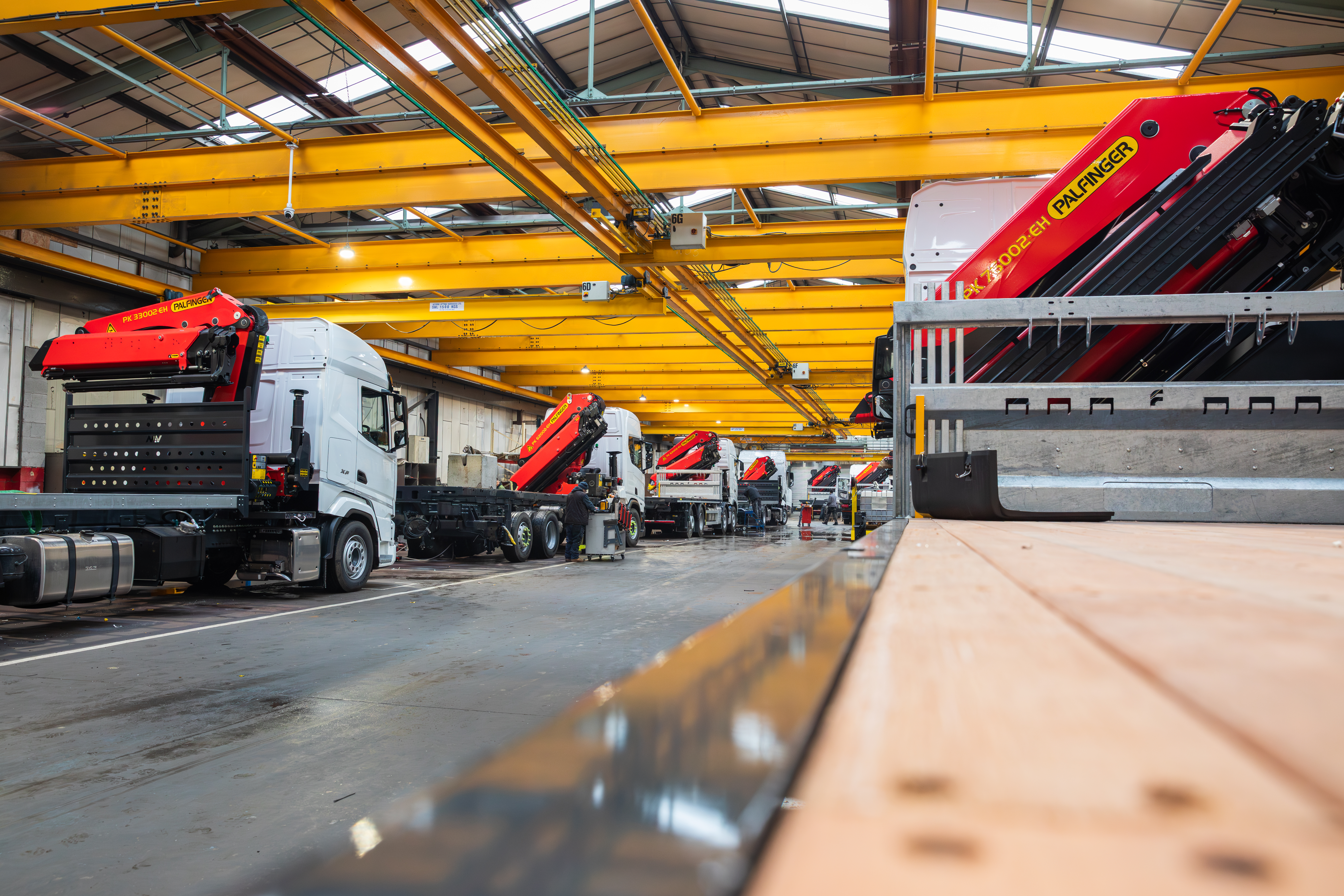 MV Crane Truck Construction at Grantham