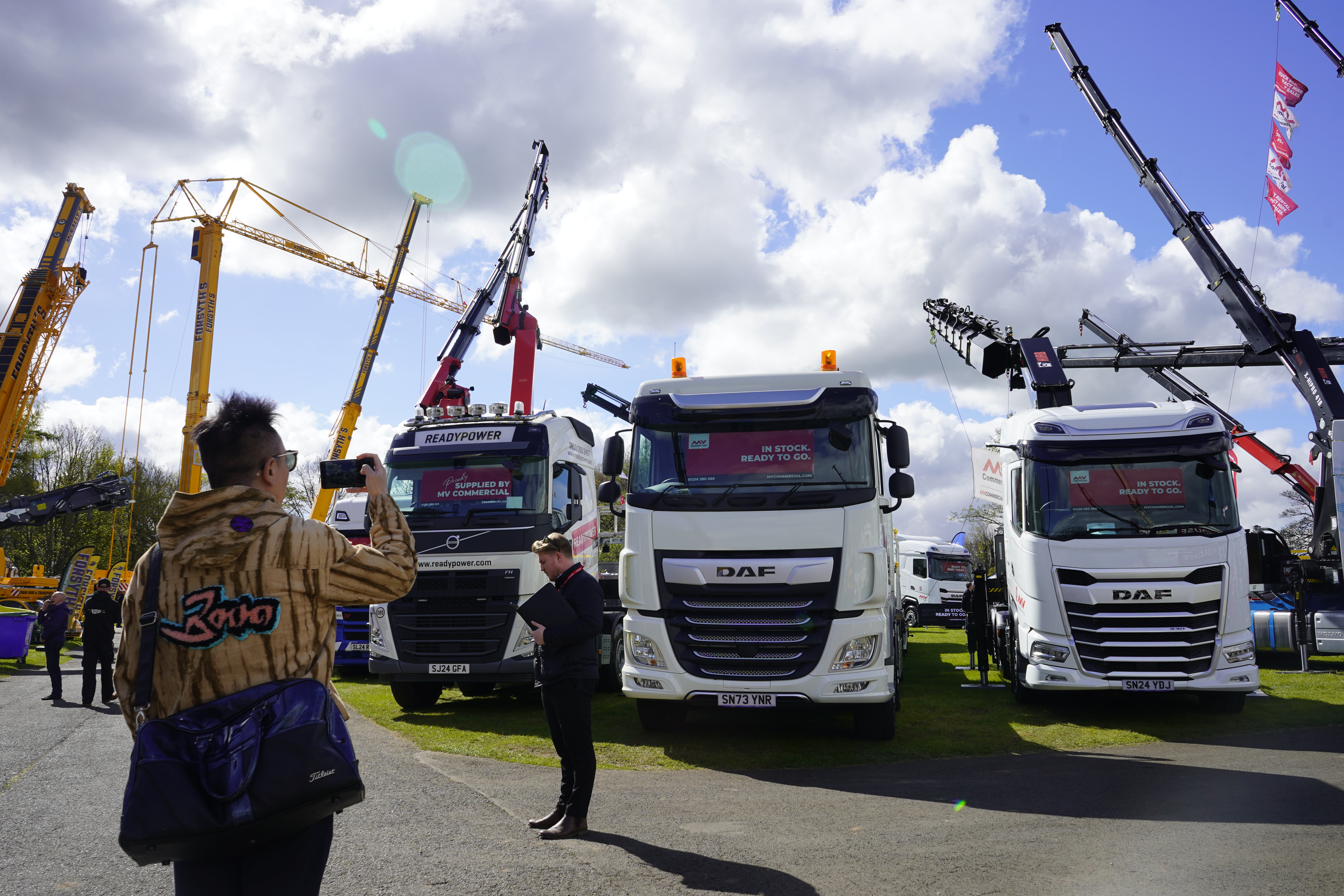 Trucks on show at Scotplant with MV Commercial