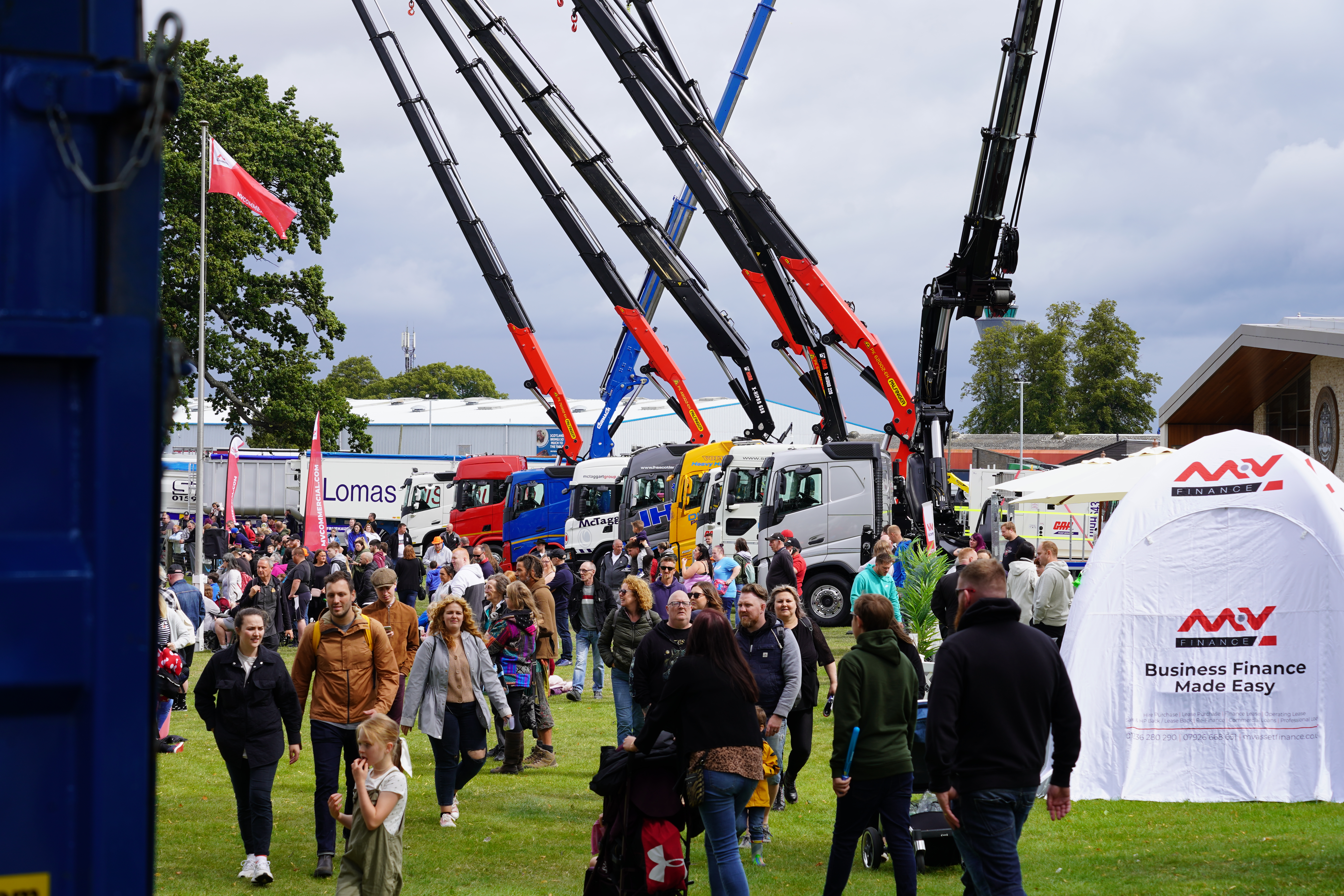 MV Crane Trucks at Truckfest Scotland
