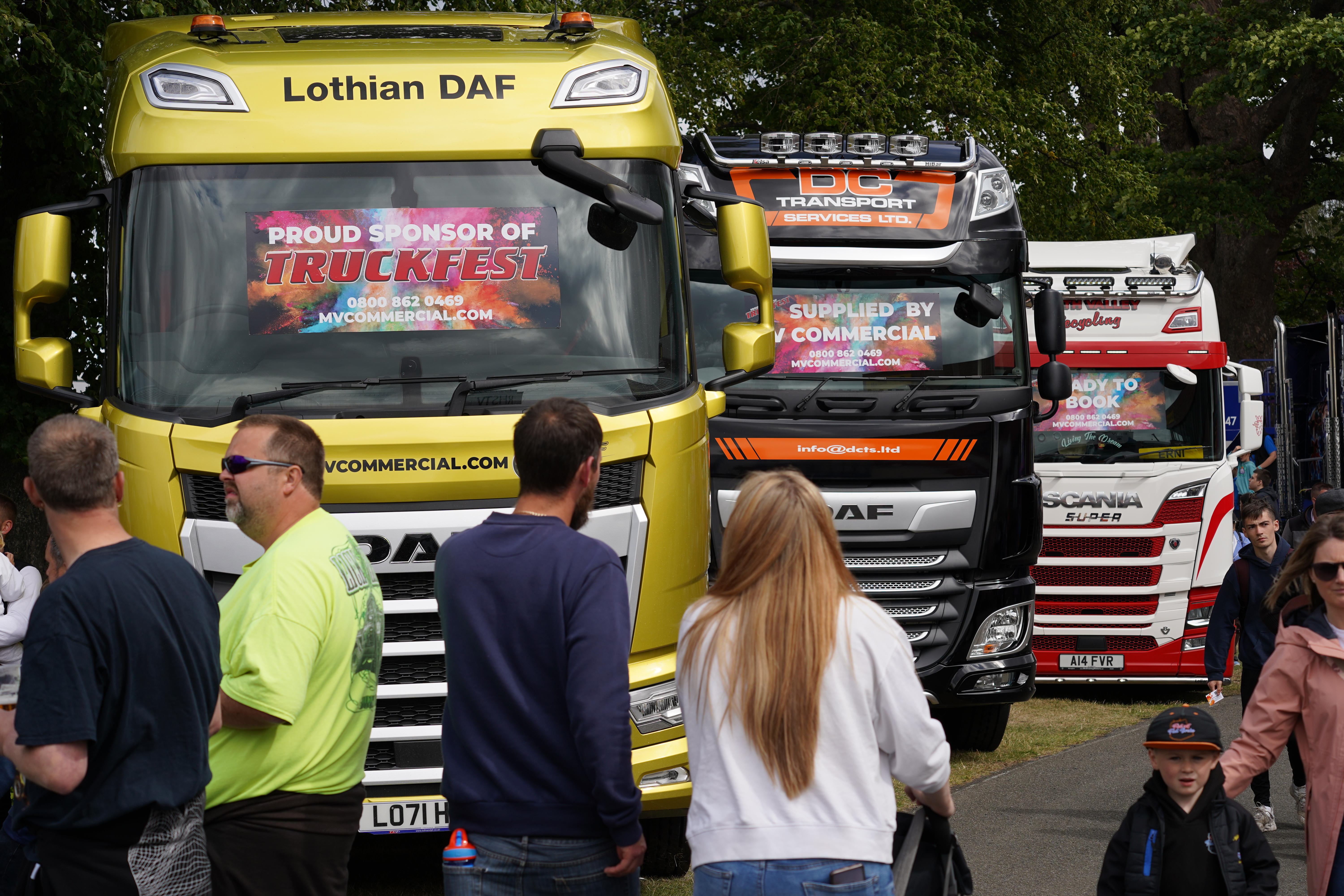 MV Trucks at Truckfest Scotland